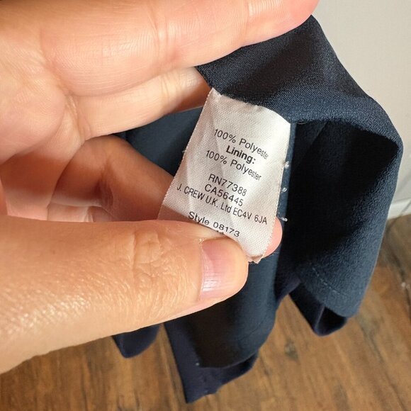 J. Crew navy blue sheath dress - Picture 4 of 5